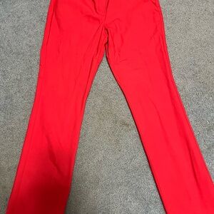 Express Red Editor Pants